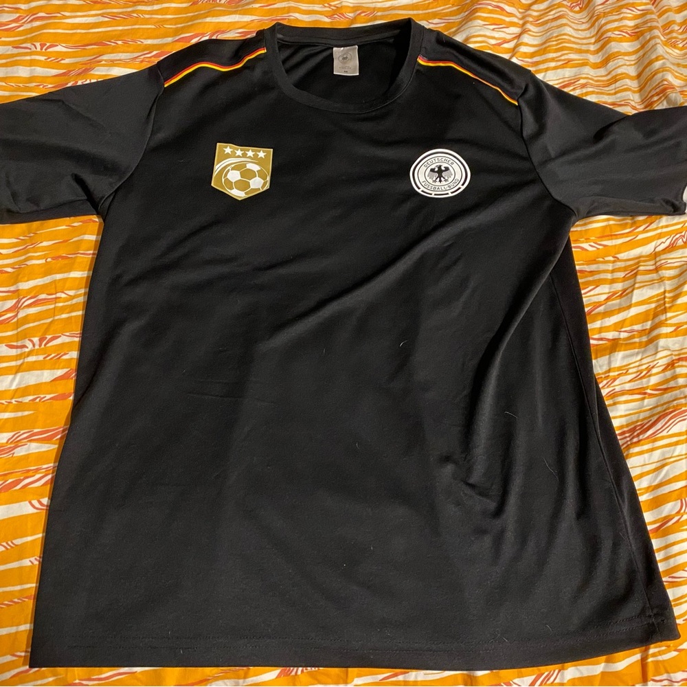Germany National Team Training/Warm-Up Jersey - Black - Size “Men’s” Medium